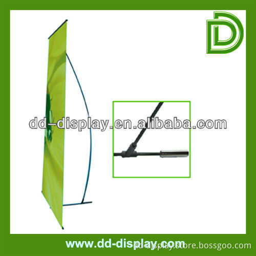 Plastic L banner display stands
